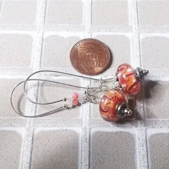 1X Sexy Lace Boudoir Bra & Matched Earrings! Mango Criss-Cross Spaghetti Straps - Picture 13 of 14